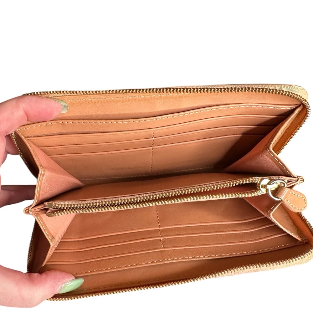 Burberry Pink/Novacheck Zip Long Wallet - Picture 6 of 8